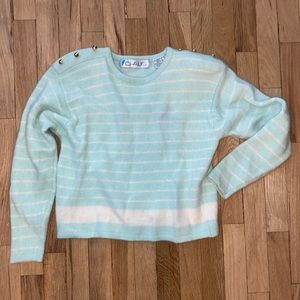 Vintage Chaus Angora & Lambswool Blend Crop Sweater